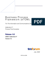 eTOMS BUSINESS PROCESS FRAMEWORK