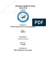 Tarea 2 Didactica Especial Lengua Española