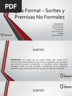 Exposición - Sorites y Premisas No Formales