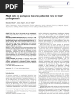 Mast Cells in Periapical Lesions: Potential Role in Their Pathogenesis