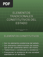 Elementos Constitutivos o Posteriores Del Estado