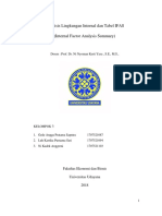 1644 - Analisis Lingkungan Internal Dan Tabel IFAS