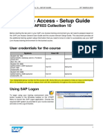 SAP Live Access - Setup Guide: SAPX03 Collection 10