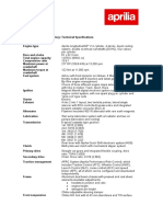 Aprilia RSV4 1100 Factory Data Sheet en