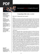 Composting of Fish Waste: A Review: Rajeswari C, Padmavathy P and Aanand S