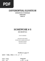 Differential Equation: Separation of Variables Exercises