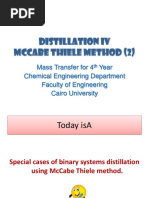 Distillation Iv Mccabe Thiele Method