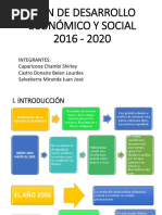 Plan de Desarrollo Económico y Social