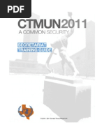 2010 CTMUN Staff Training Guide