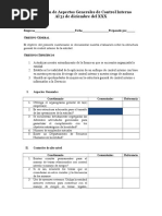 Cuestionario de Control Interno