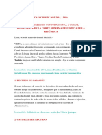 CASACIÓN Diferencia Entre Caso Fortuito y FM