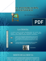 Ciencia, Investigación Y Método Científico PDF