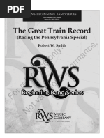 The Great Train Record: For Reference Only. Not Valid For Performance