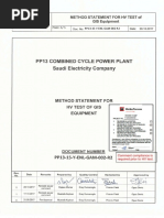 Method Statement GIS HV Test