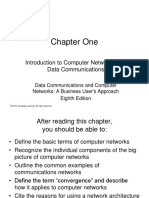 Chapter One: Introduction To Computer Networks and Data Communications