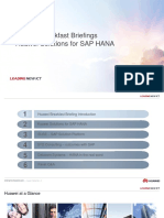 Huawei Breakfast Briefings Huawei Solutions For SAP HANA