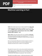 Machine Learning Is Fun PDF