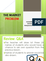 Market Problem PEACE