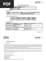 Syllabus Bachillerato