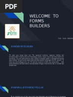 Welcome To Forms Builders: Find Your Dreams