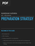 Kanishak Kataria Strategy