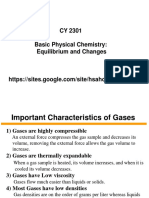  Ideal and Real Gases