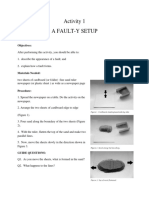 Activity Faulty Setup