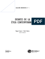 Debates de La Etica Contemporanea. Sentido de La Etica. Giusti LECTURA