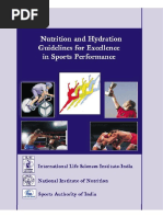 Nutrition and Hydration Guidelines For Excellence in Sports Performance