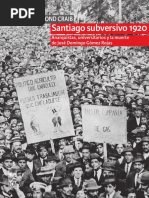 Santiago Subversivo 1920 Anarquistas Uni