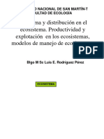 Diagrama y Distribución de Ecosistema 2018