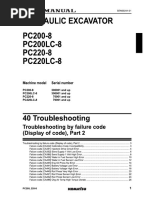 PC200-8 Troubleshooting by Failure Code Part 2 PDF