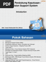 Sistem Pendukung Keputusan / Decision Support System: Oleh: Imam Cholissodin S.Si., M.Kom