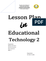 Lesson Plan in Educational Technology