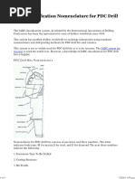 IADC Classification Nomenclature For PDC Drill Bits