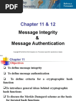 Message Integrity and Authentication