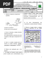 Avaliação - 4º Bimestre - 6º ANO - Ciencias