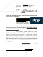 Solicito Se Curse Oficio para Apertura de Cuenta en Banco de La Nación. Rixser Ramires Peña