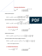 The Kullback-Leibler Divergence For Univariate Models