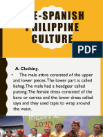 Pre-Spanish Philippine Culture