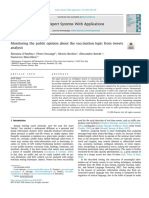 Monitoring The Public Opinion About The Vaccination Topic From Tweets Analysis