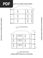 Produced by An Autodesk Student Version: Apex of Roof