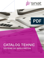 Siniat Catalog Tehnic Sisteme Gips Carton Siniat 2015 PDF