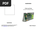 Fdx-Alpha User Manual