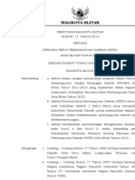 Peraturan Walikota Blitar Nomor 17 Tahun 2014 Tentang RKPD Kota Blitar Tahun 2015 PDF