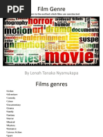 Film Genre: by Lenah Tanaka Nyamukapa