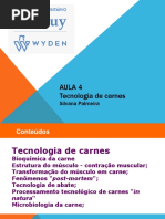 Aula 4 - Tecnologia de Carnes