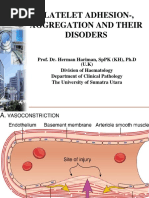 Platelet Adhesion, Aggregation Disorders