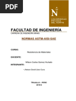 Facultad de Ingeniería: Normas Astm-Aisi-Sae