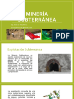 Minería Subterránea